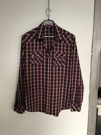 Chemise à carreaux 100% coton