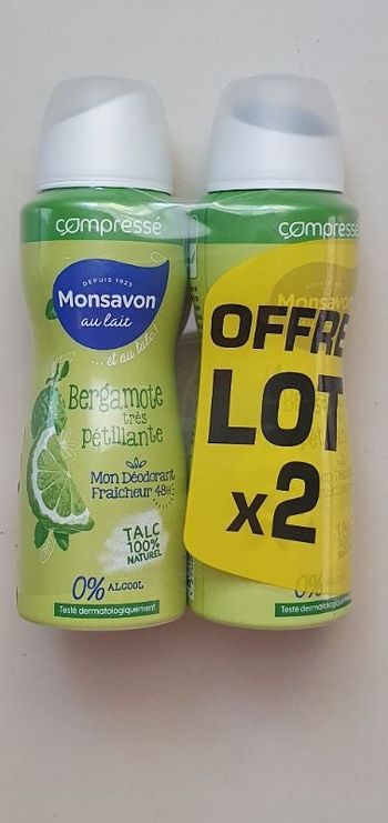 Déodorants compressé