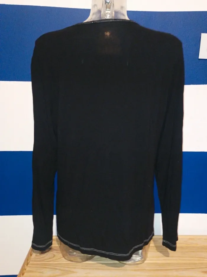 Tee-shirt manches longues femme taille 46 - photo numéro 3