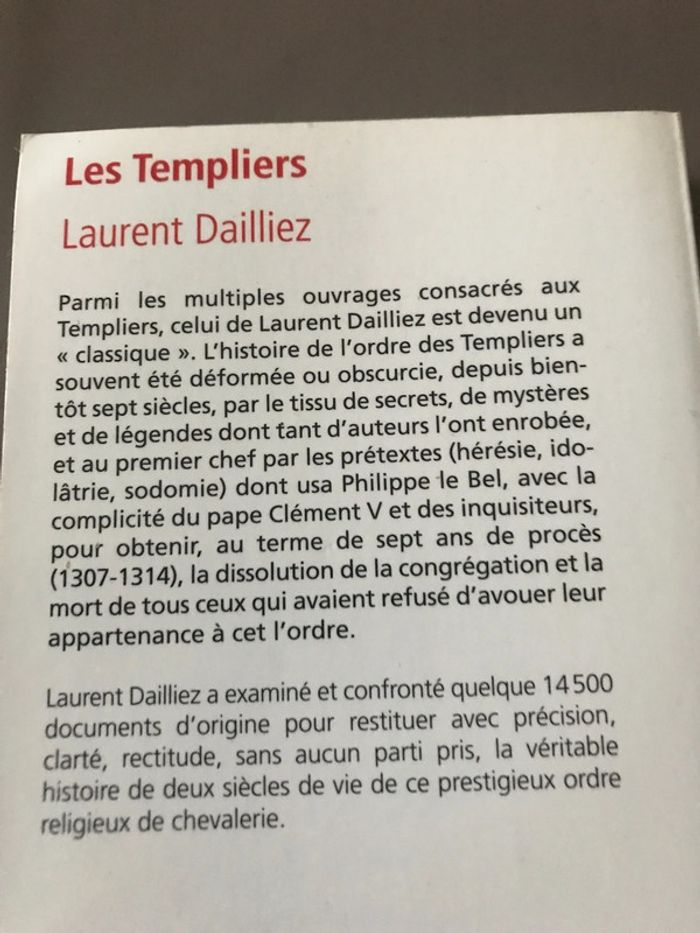 Livre Les Templiers - photo numéro 3