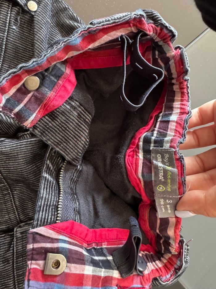 Pantalon jean côtelé avec doublure 3 ans Orchestra - photo numéro 4