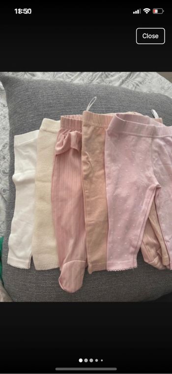 cinq leggings pour filles