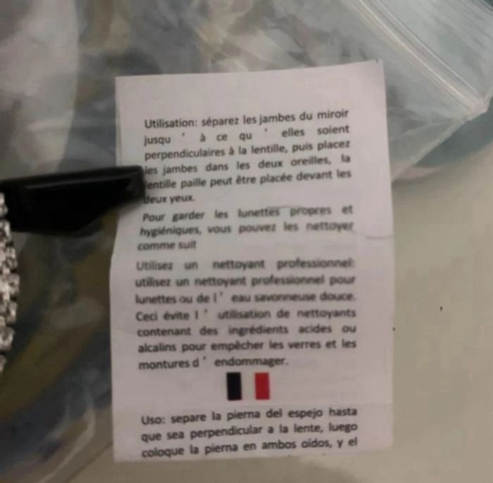 Lunette de vue 2.50 chic avec de strass 🍭🍭 - photo numéro 4