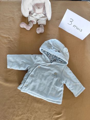 Veste / manteau chaud mixte 3 mois