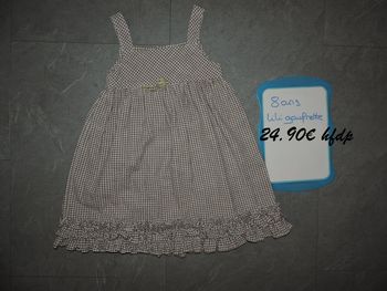 robe lili gaufrette taille 8 ans