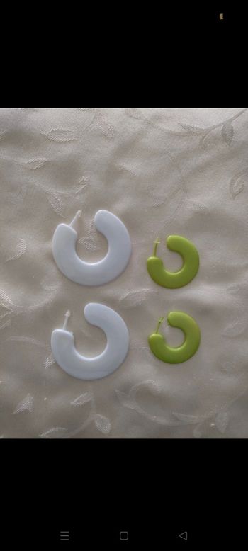 2 paires boucle d'oreille