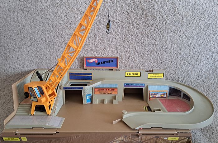 🚗 Circuit malette de chantier Hotwheels Mattel 1979 - photo numéro 2