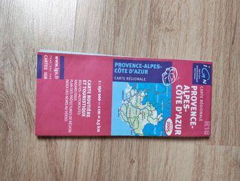 Carte régionale R18 Provence-Alpes-Côte d'Azur, IGN, édition 2005