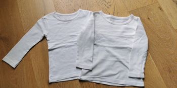 Lot 2 tee shirts blancs