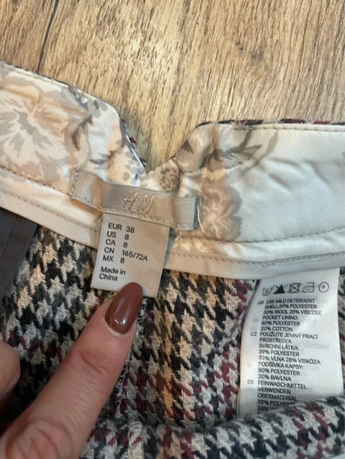 Short motif pieds de poules H&M - photo numéro 4