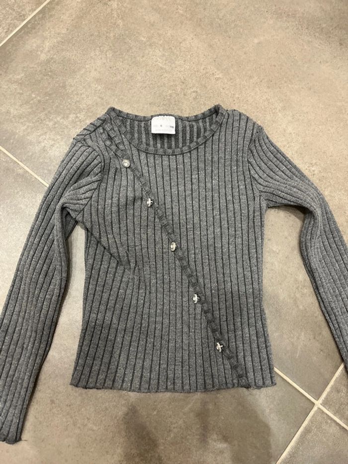 Tee-shirt côtelé Zara 5ans - photo numéro 4