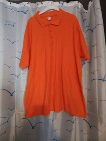 Polo orange neuf 3xl sans marque pas vinted go