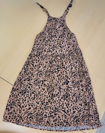 Robe courte imprimée léopard 