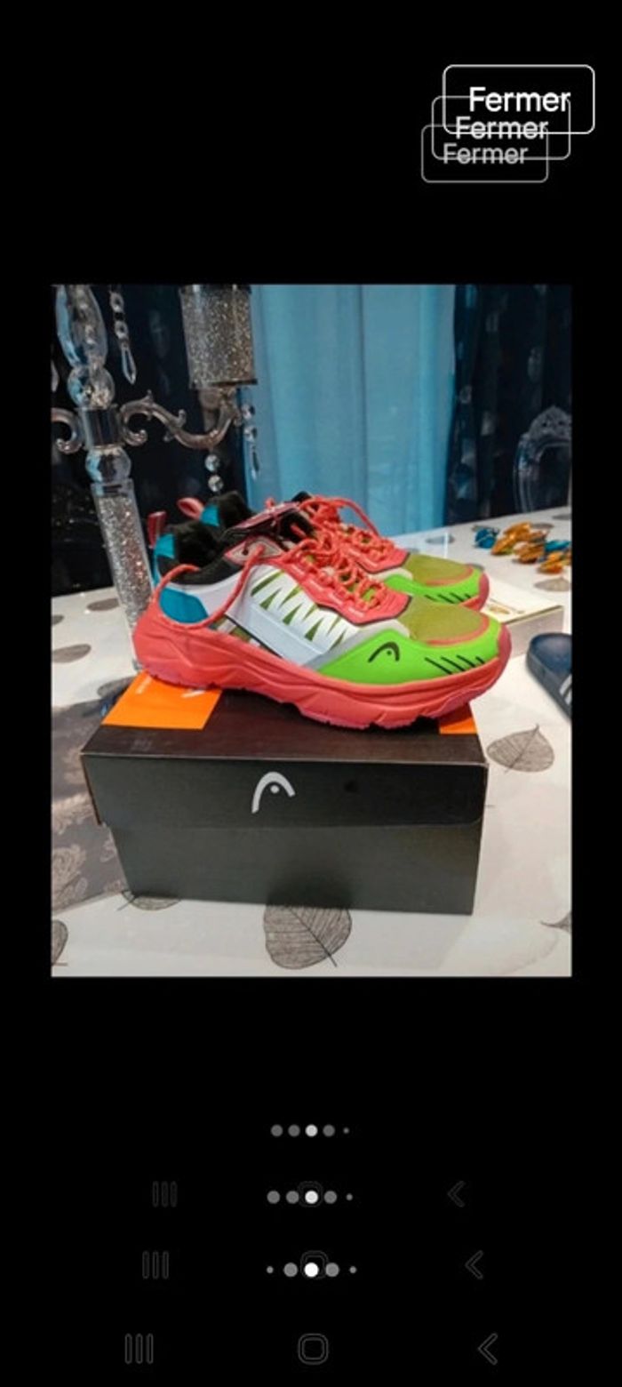 Basket de la marque head mixiste taille 40 idéal pour un cadeau prix en boutique 135€ - photo numéro 5