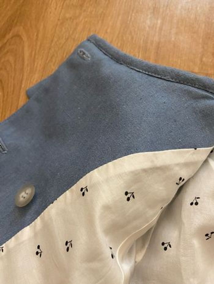 Veste bleu jean Bonpoint fille 6 ans - photo numéro 7