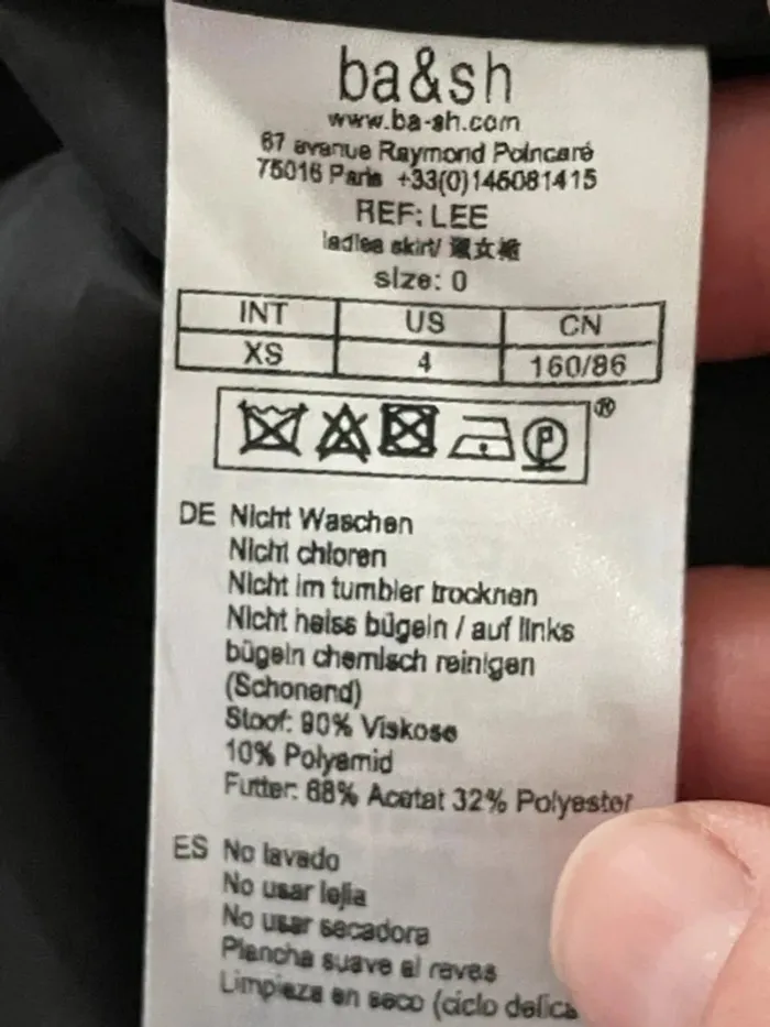 Minijupe noire Lee de Ba&sh 34 - photo numéro 6