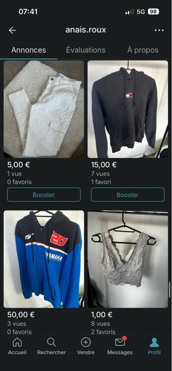 Vente vêtement femmes