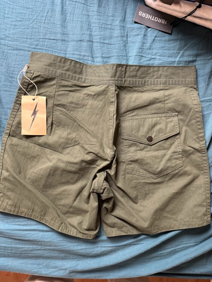 Short de bain Lightning Bolt kaki – Taille 30 - photo numéro 2
