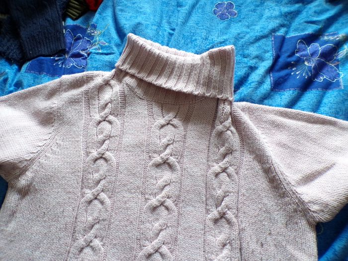 Pull rose pâle T42/44 - photo numéro 2