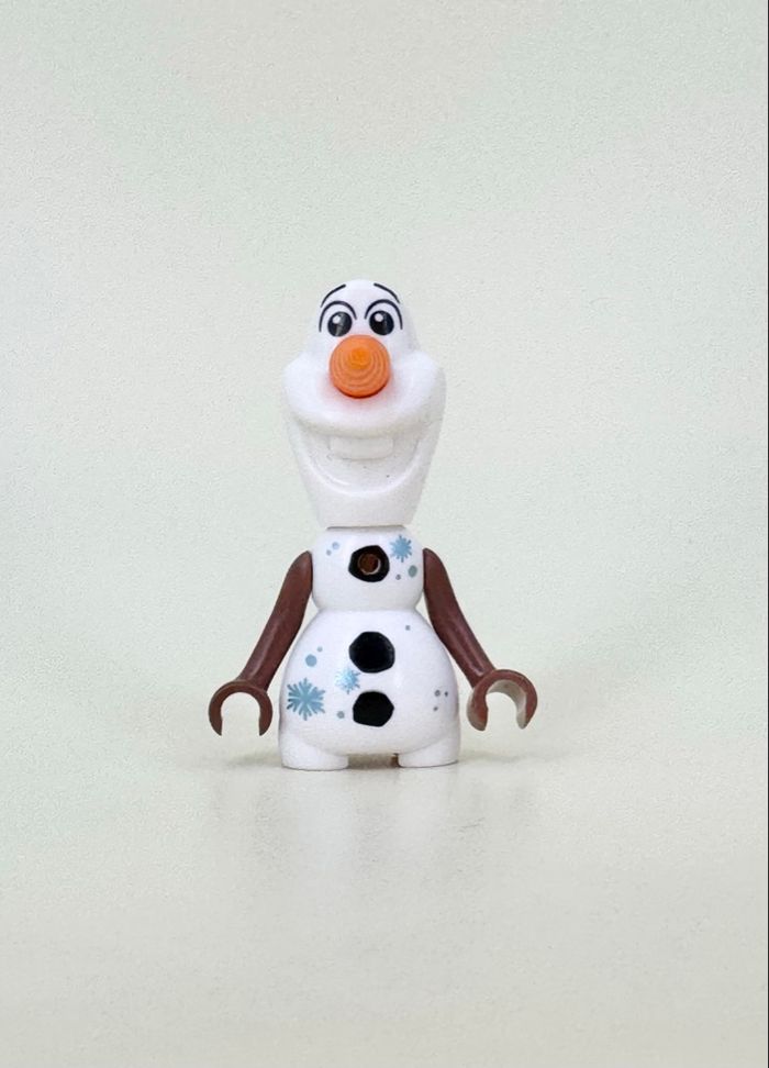 Lego Figurines Disney, La Reine des Neiges : Olaf, ❄️ bleu métallique