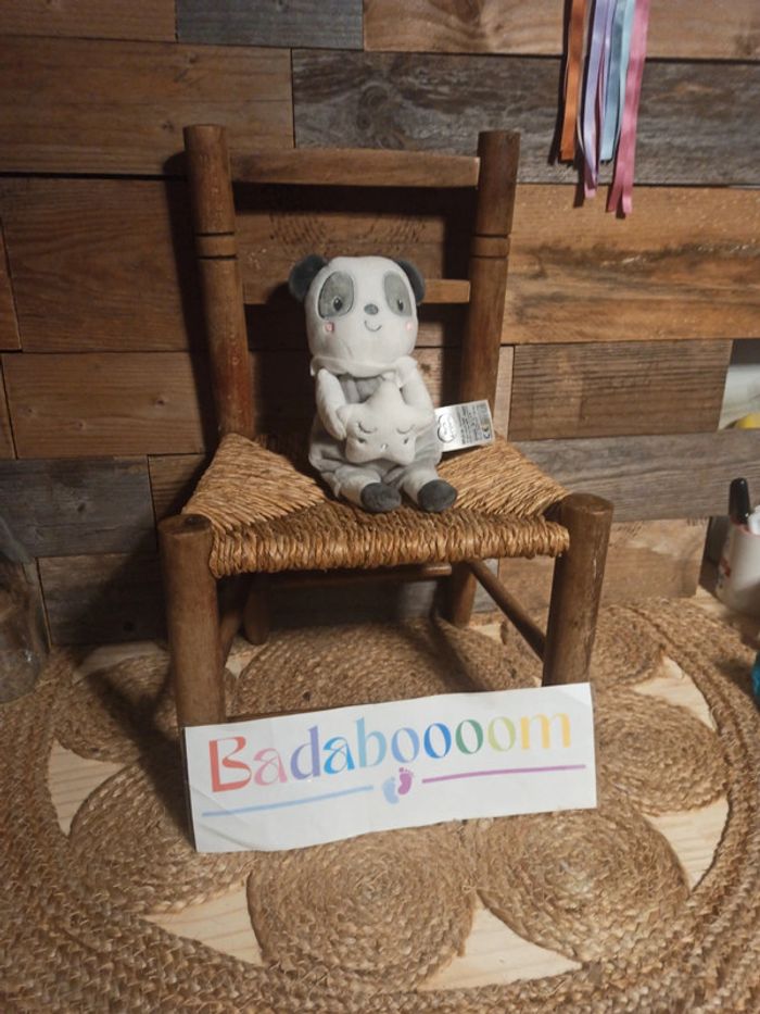 peluche panda boîte à musique mots d'enfants tbe