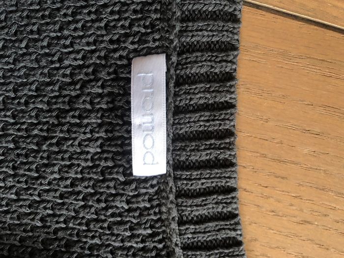 Pull gris en coton - photo numéro 4