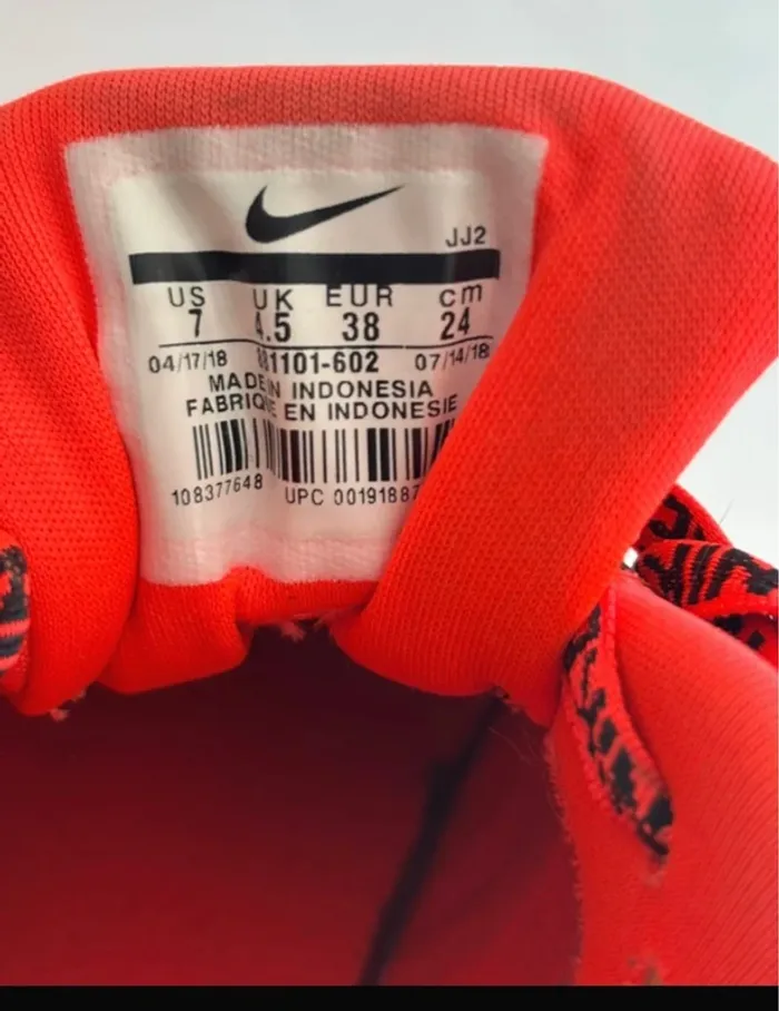 Nike Air Max 1 Overbranding Bright Crimson – Taille 38 – Excellent état - photo numéro 7