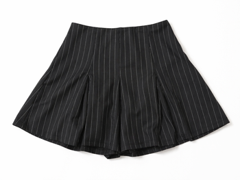 Mini jupe rayée, doublée short, T 32. Liberto. Excellent état.  