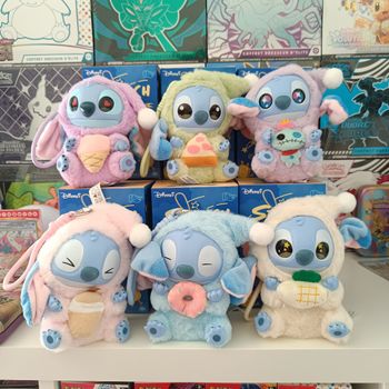 Peluche doudou Porte clé Labubu Stitch disney neuf
