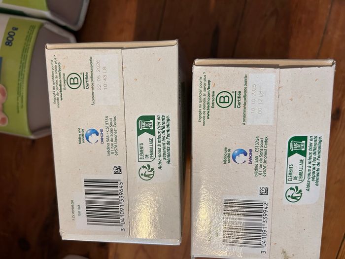 Lot de Lait et Céréales Blédina pour Bébé (6-12 Mois) - photo numéro 3