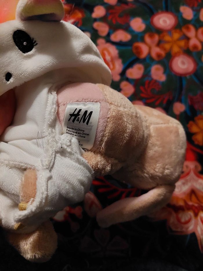 H&M - doudou lapin licorne - photo numéro 5