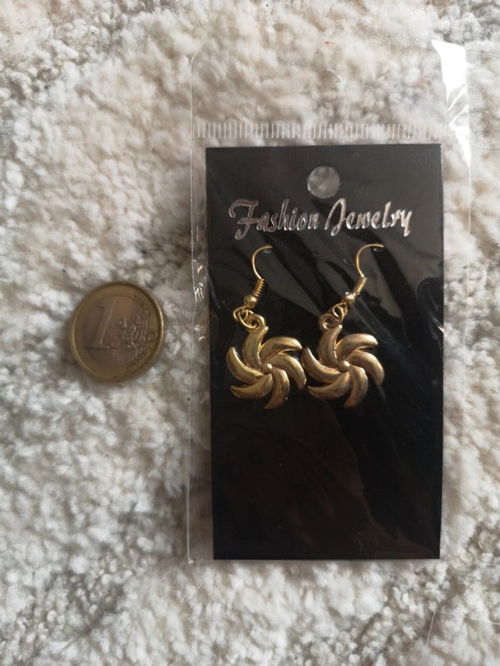 Petites boucles d'oreilles spirales - photo numéro 2