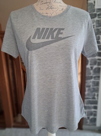 Tee-shirt gris imprimé