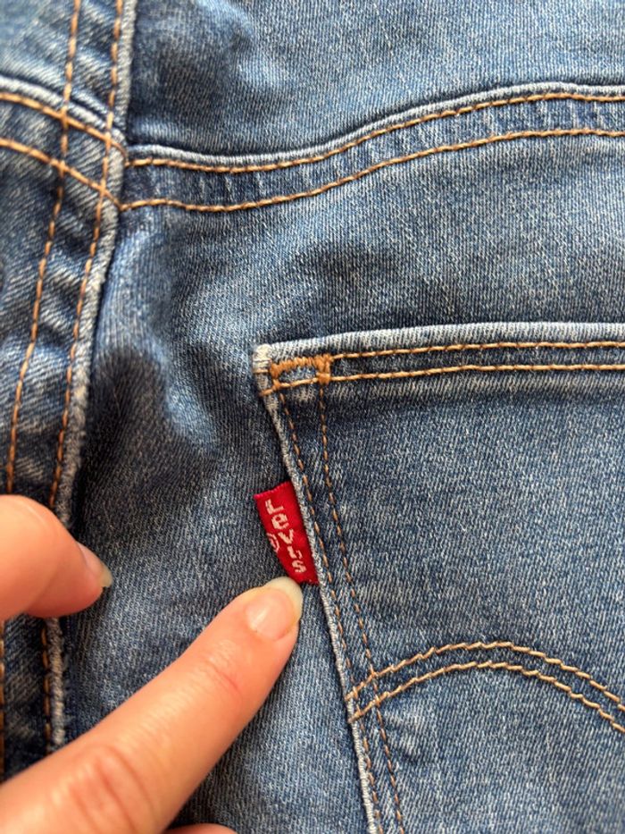 Jean Levi’s slimming skinny slim fit bleu destroy mi taille haute taille M/38 L30 - photo numéro 15