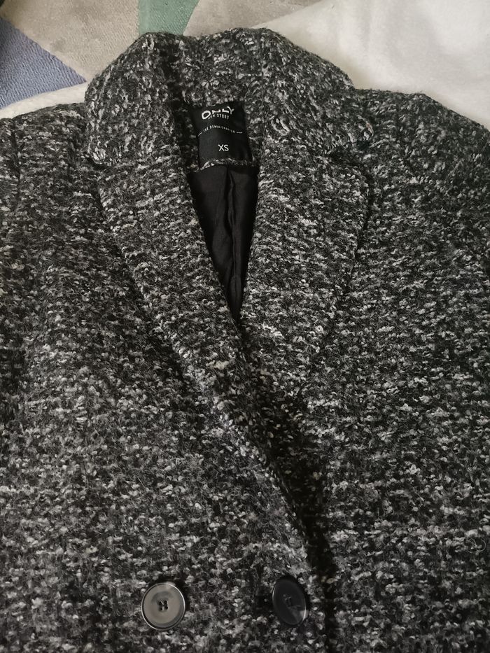 Manteau gris chiné Only taille XS - photo numéro 2