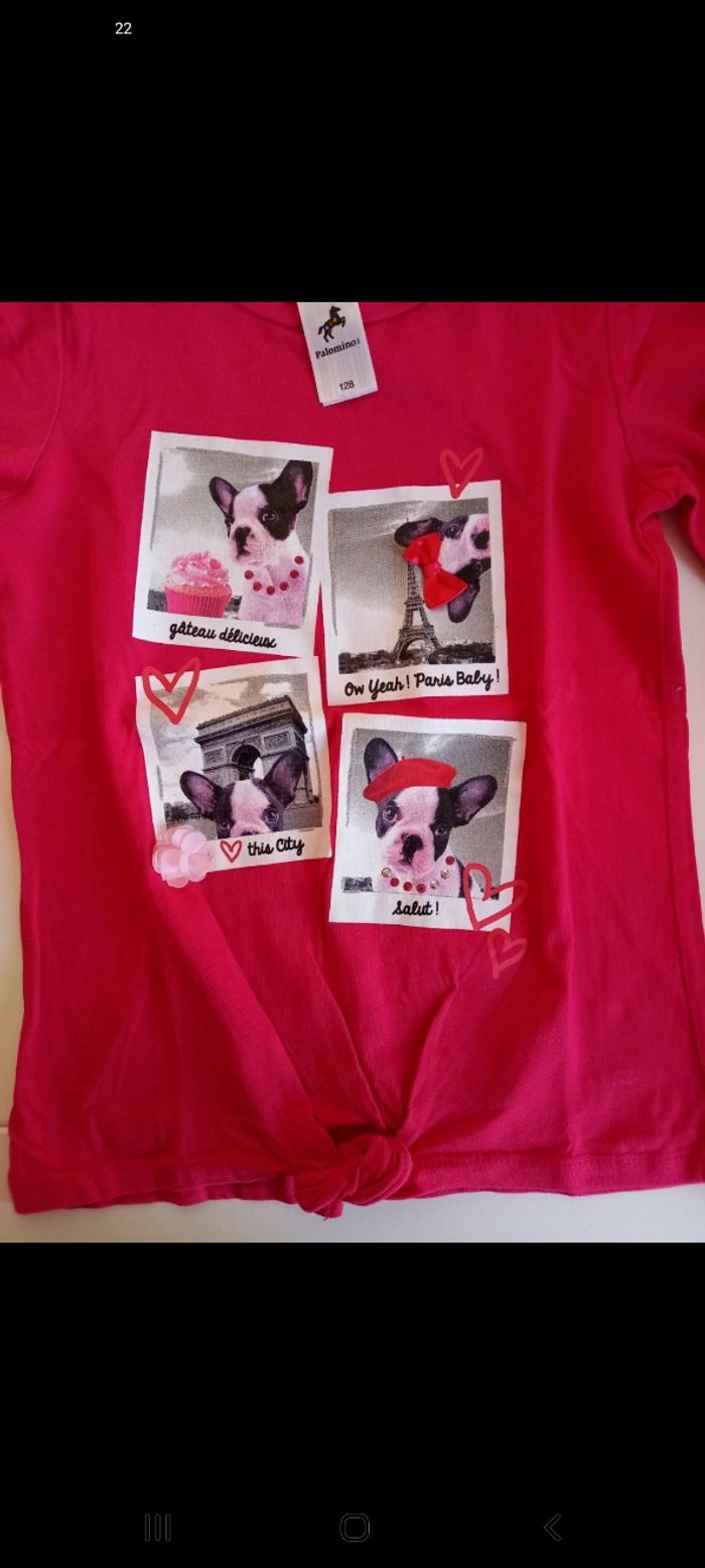 T-shirt ML fille 8 ans - photo numéro 2