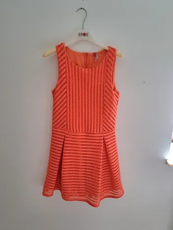 Robe corail Orchestra - taille 14 ans 164cm - été cocktail occasions