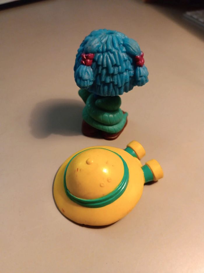 Une figurine RARE Fry Guys McDonald's 1989 avec un serpent et un chapeau à lunettes - photo numéro 4