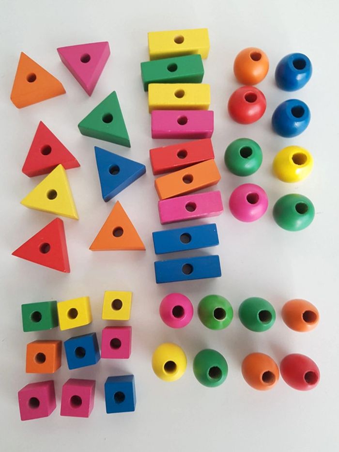 Jeu Rondo Vario perles en bois Oxybul - photo numéro 9
