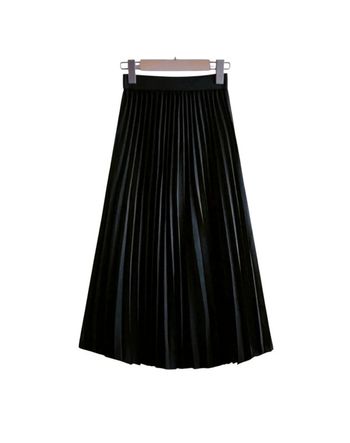 💜 Jupe mi-longue plissée neuve Shein Taille M 38 #emyfleury_38femme