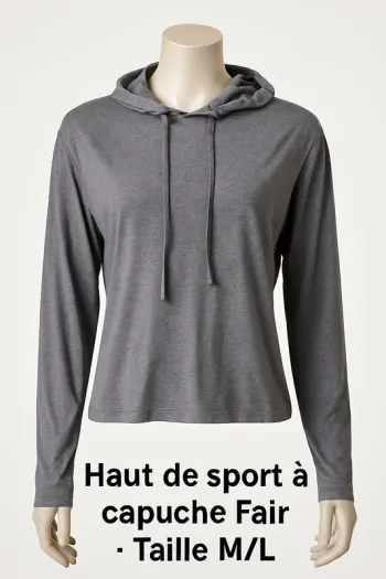 Haut de sport à capuche Fair - Taille M/L
