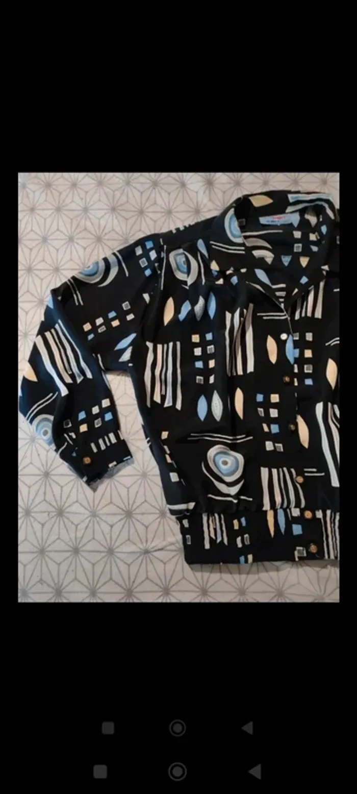 Veste Vintage Les 3 poissons T 40/42 - photo numéro 2