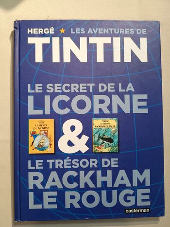 BD Tintin - Le secret de la Licorne et Le trésor de Rakham le Rouge