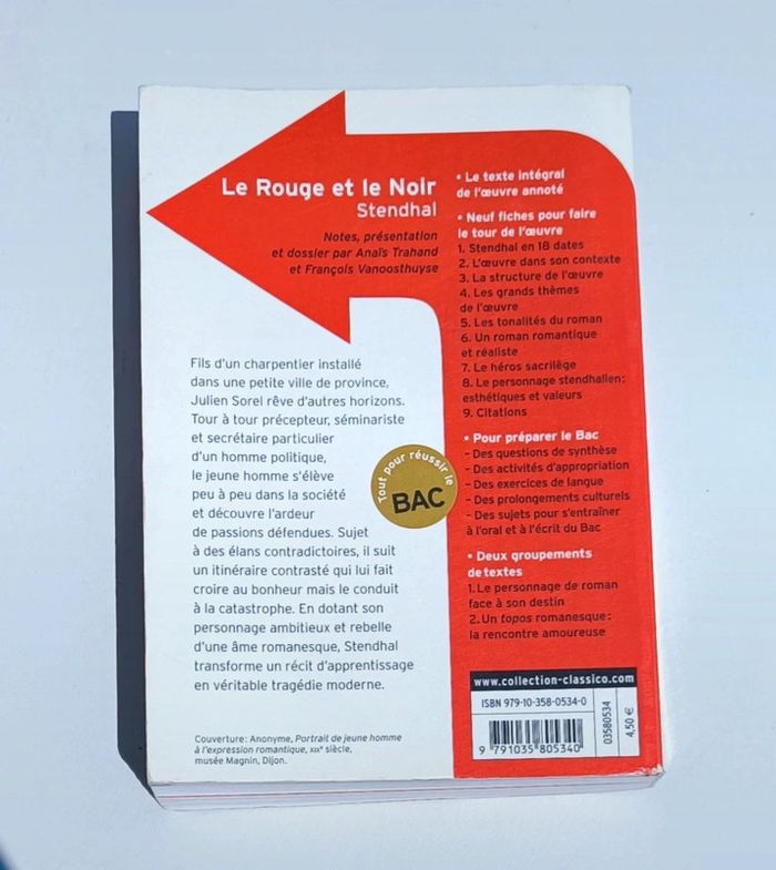Livre le rouge et le noir - photo numéro 2
