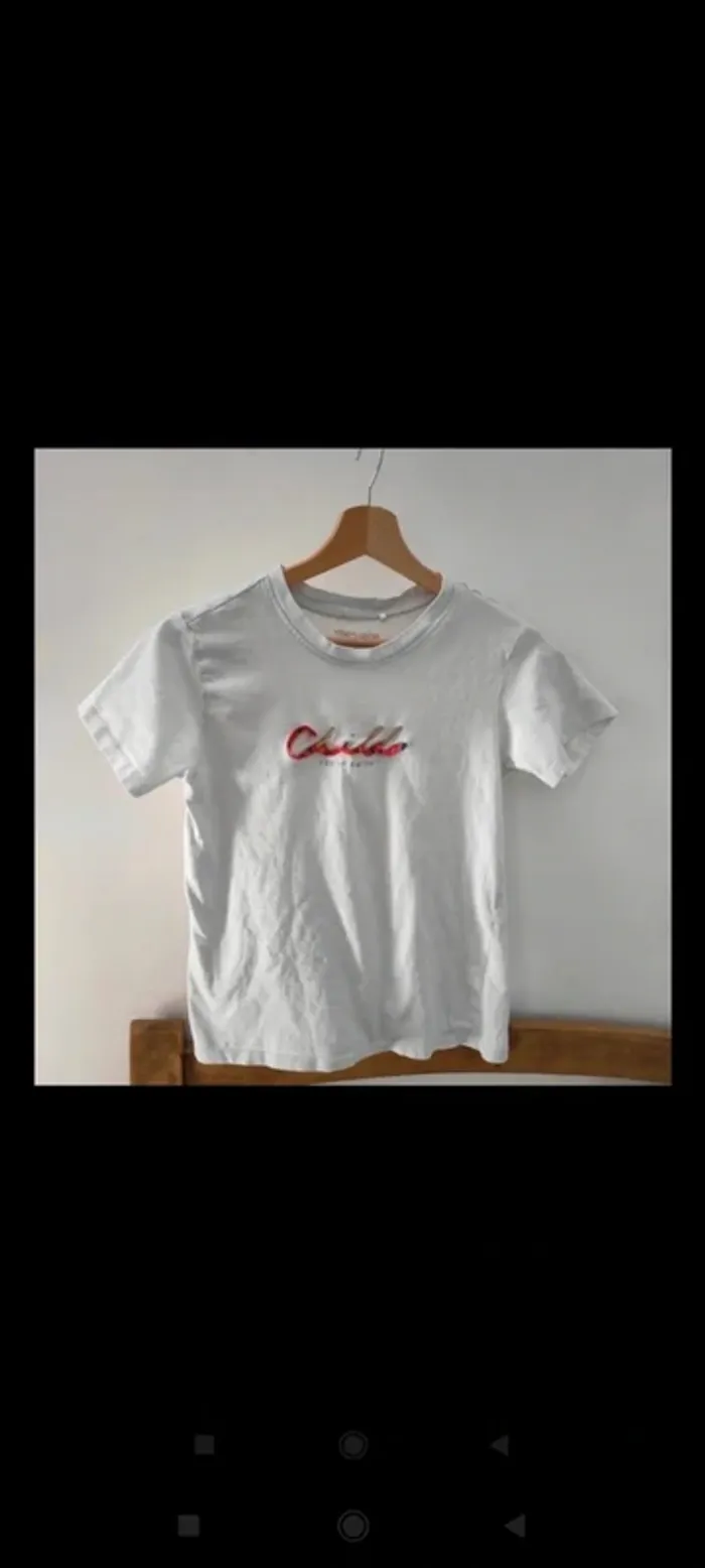 Lot de 3 tee-shirts (teddy Smith, Kiabi) fille taille XS bon état - photo numéro 4
