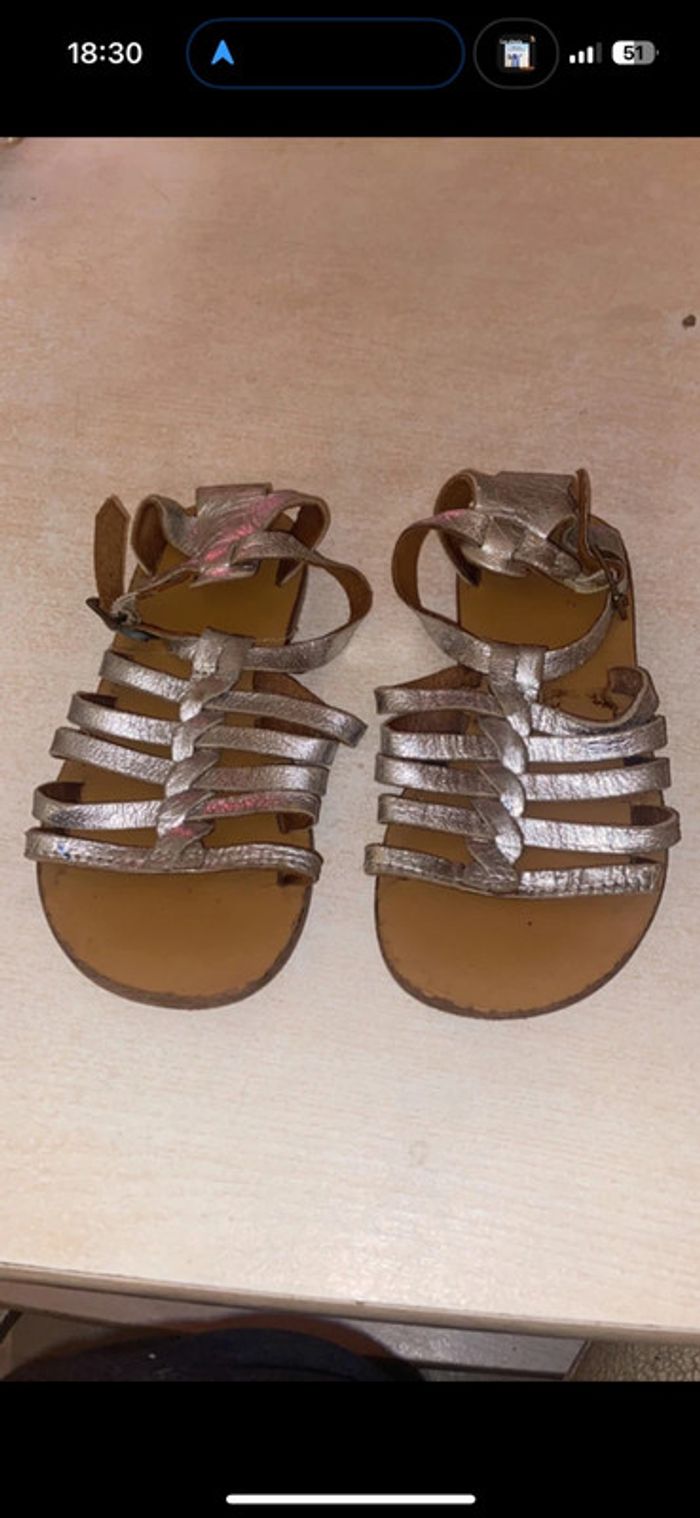 Sandales argenté Taille 26