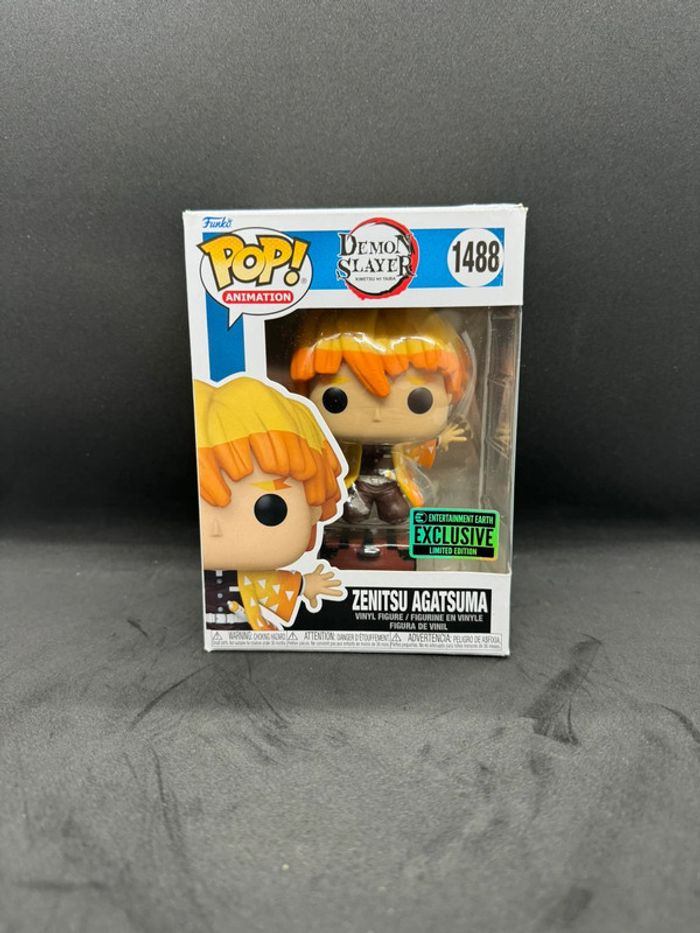Funko pop demon slayer zenitsu agatsuma 1488 EE Exclusive Limited Edition - photo numéro 2