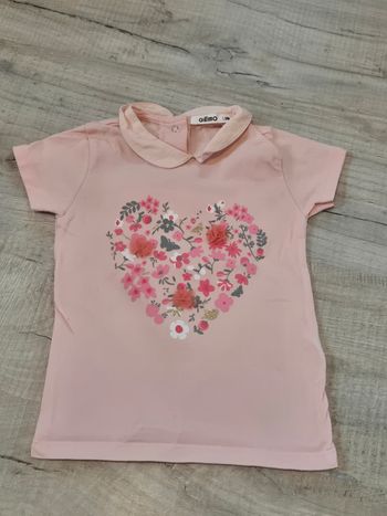 T shirt fille gemo 24 mois 