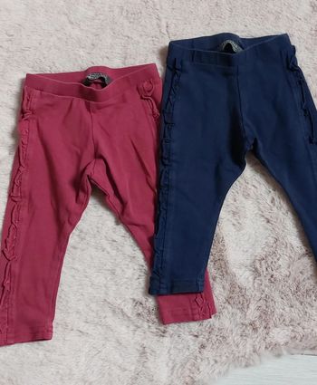 Lot 2 leggings 6/9 mois