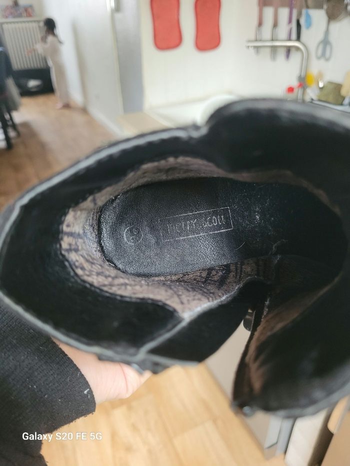 Bottines cuir